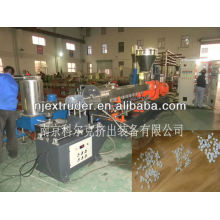 PP/PE and CaCO3 water-circle hot pelletizing extruder